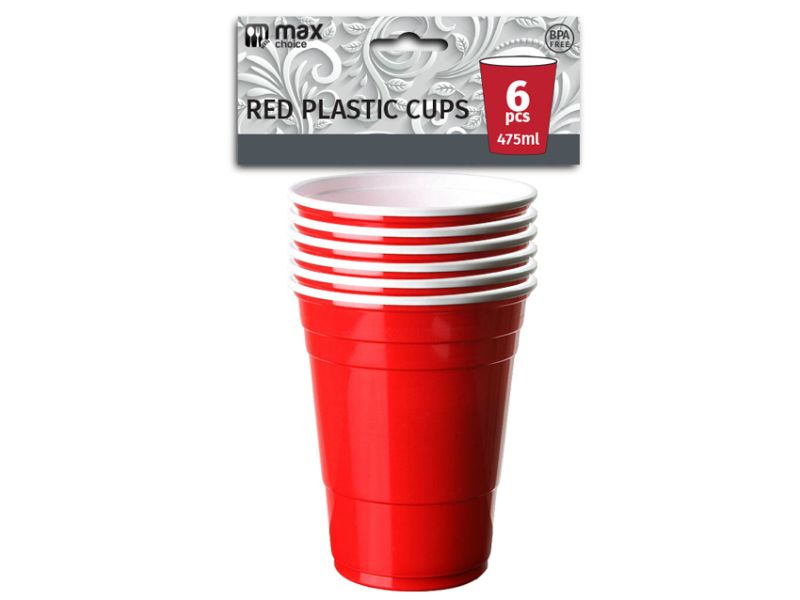 Party Cups - Red American 475ml (288pcs)