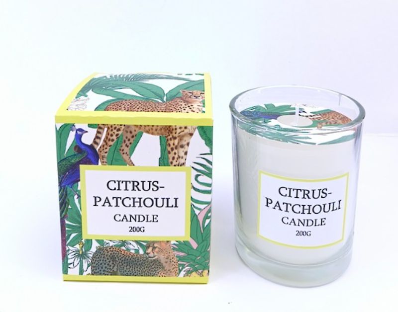 Scented Candle 200g – Citrus Patchouli