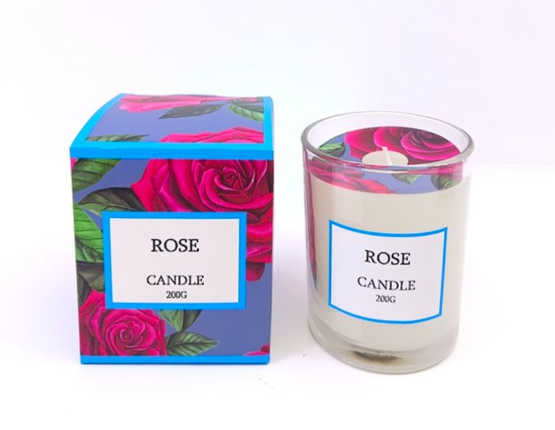 Scented Candle 200g – Rose