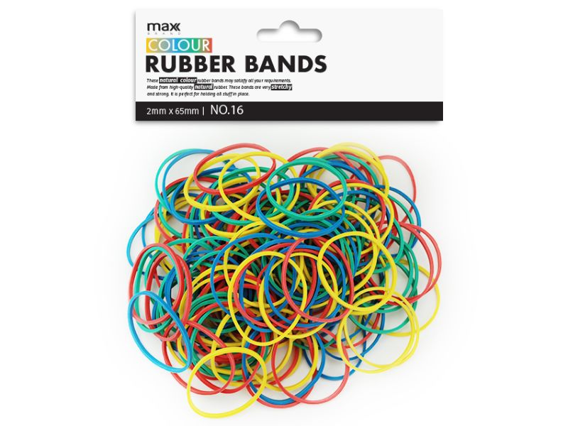 Rubber Band - Max Brand Natural Colour #16 (12 Packs)