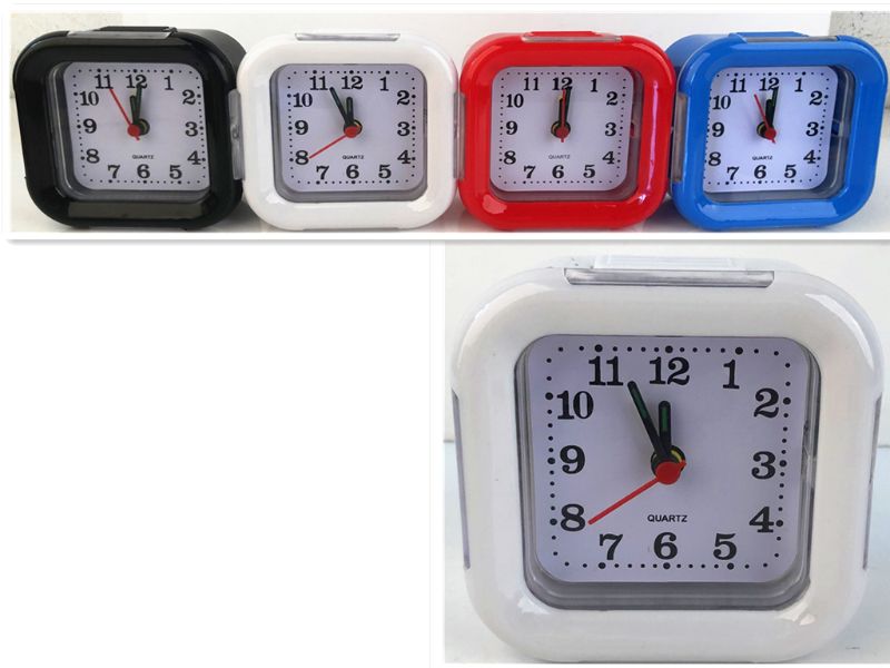 Alarm Clock - 8.5cm W Light (Set of 6 Assorted)