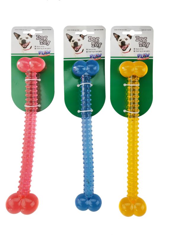 Dog Toy - Fetch Bone Play Toy 28cm (Set of 6 Assorted)