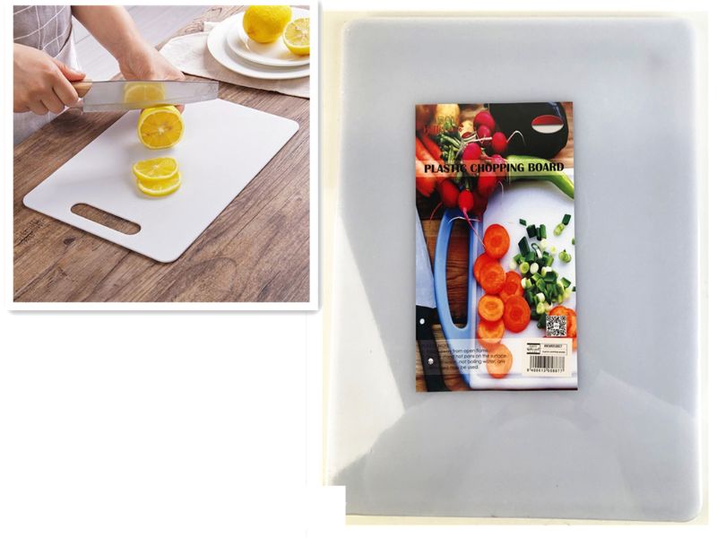 Plastic Chopping Board - 40 X 30 X 1.5cm (Set of 3)