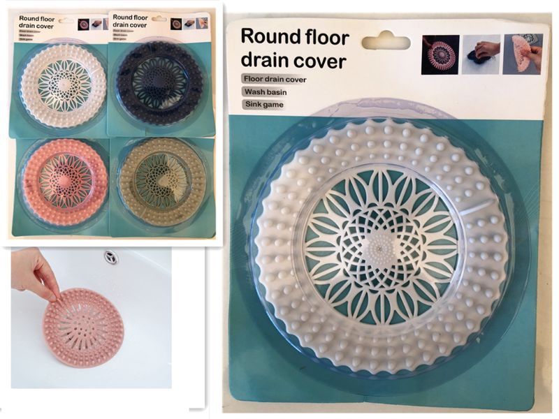 Drain Cover - 15 X 15cm (Set of 12 Assorted)