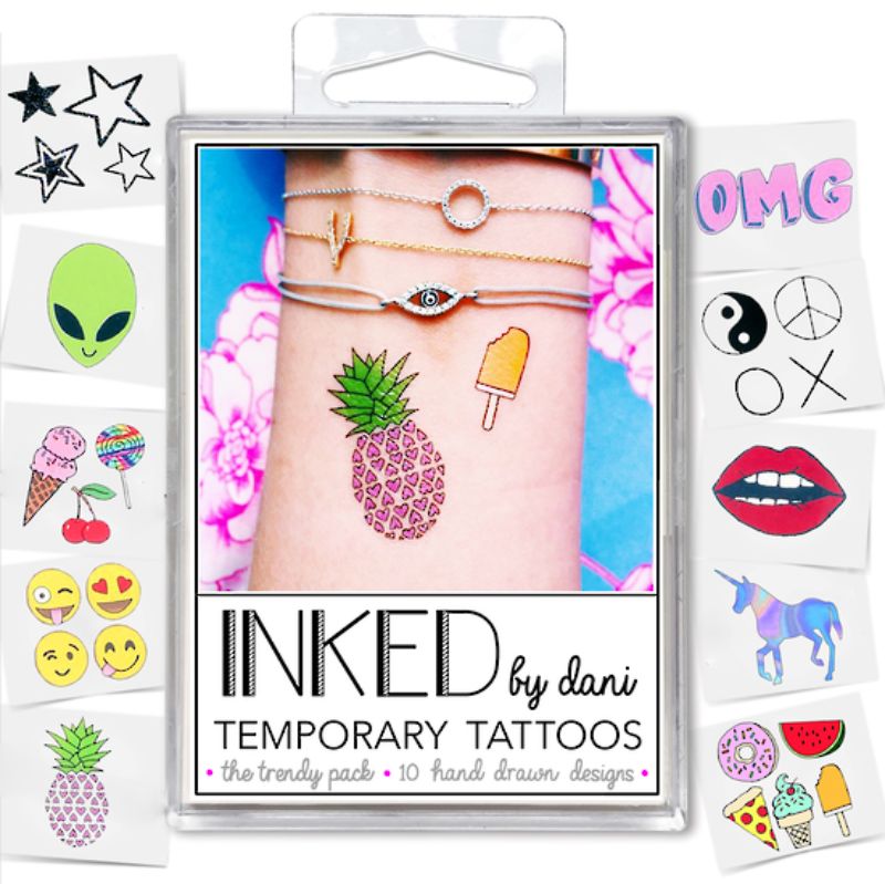 Inked Temporary Tattoos - Trendy Pack