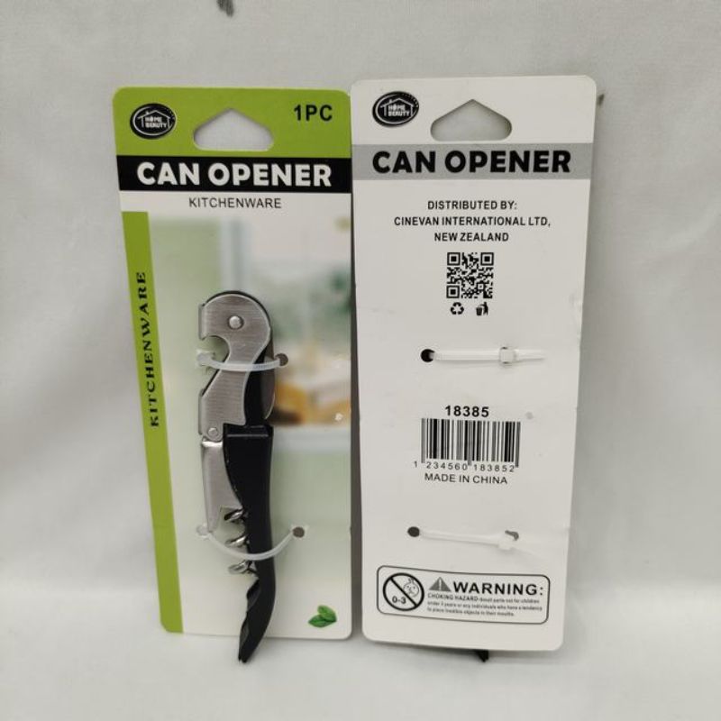 Can Opener - Black (Set of 12)