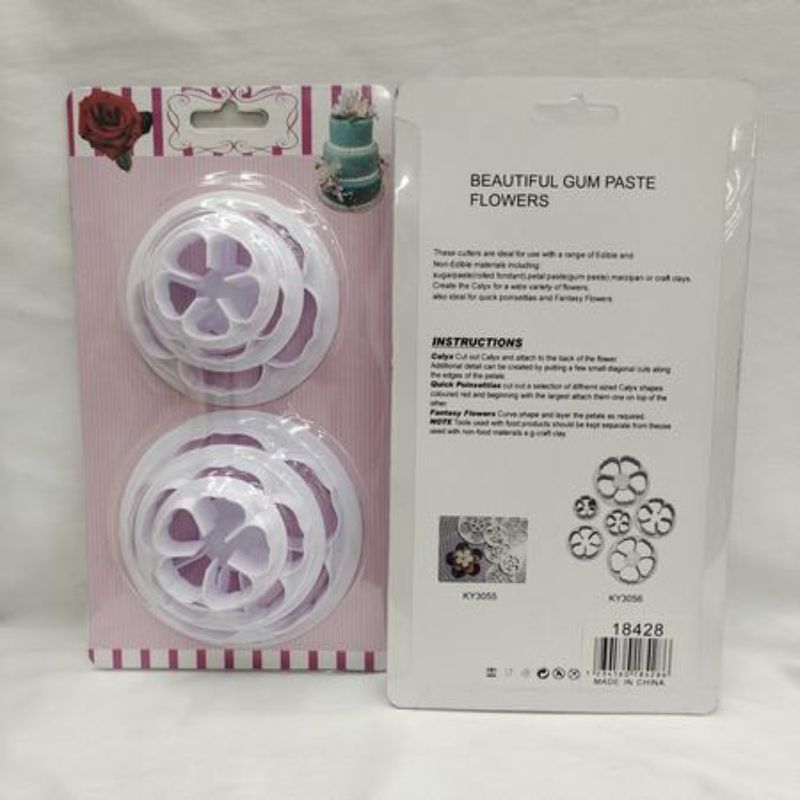 Beautiful Gum Paste Flowers (12 Packs)