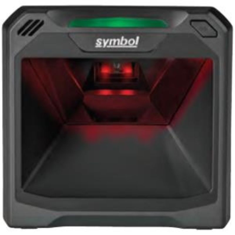 Motorola DS7708 barcode scanner for retail, scanning 1D/2D barcodes quickly and accurately in a compact design.
