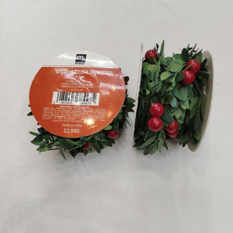 Holly Garland - 2.7m (Set of 6)
