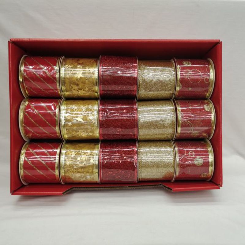 Xmas Ribbon 1 (15pcs/Box)