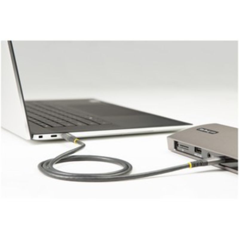 StarTech.com 1m USB-C cable for 10 Gbps data transfer, fast charging, and 8K video output with durability and reliability.