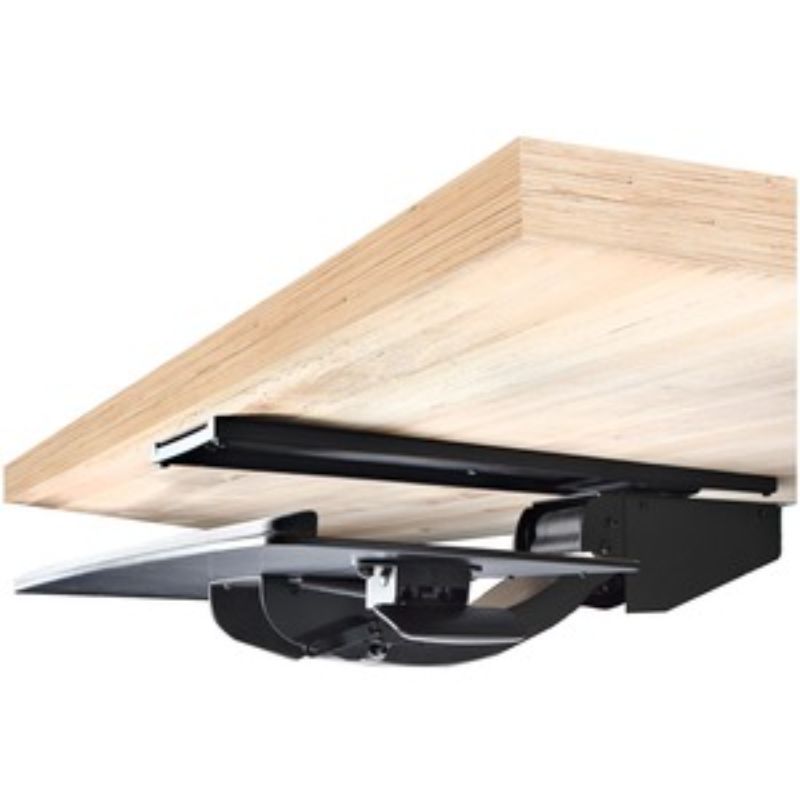 StarTech.com Ergonomic Keyboard Mouse Tray - Adjustable Height & Tilt - Black - Space-Saving Design