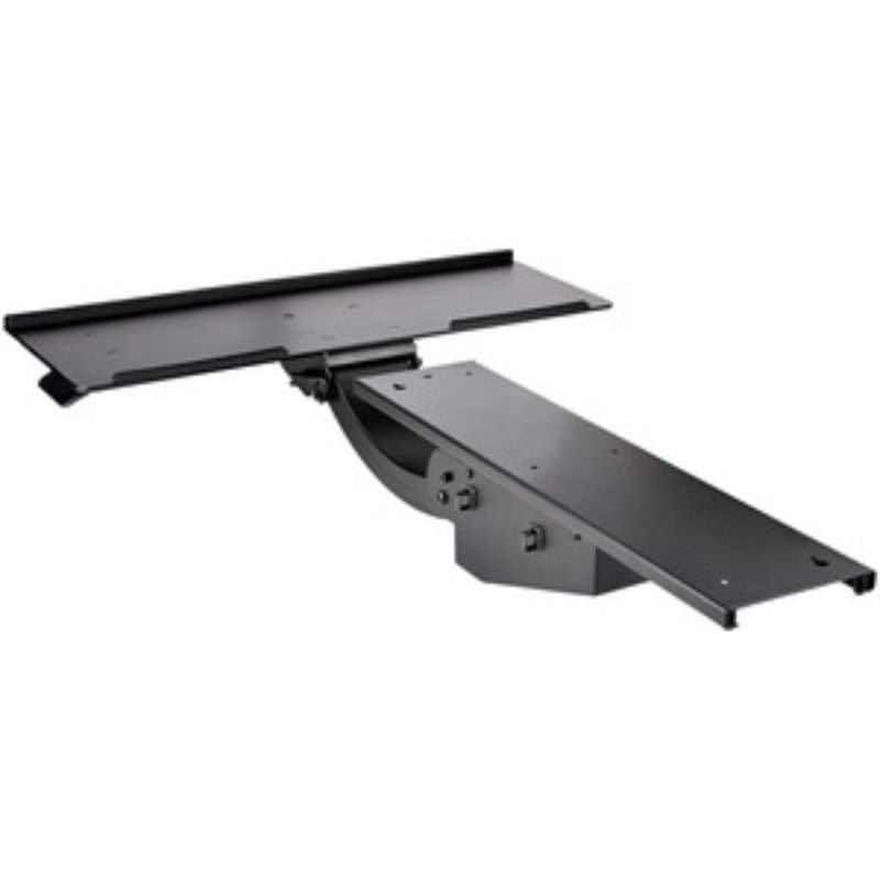 StarTech.com Ergonomic Keyboard Mouse Tray - Adjustable Height & Tilt - Black - Space-Saving Design