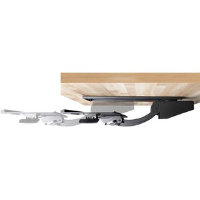 StarTech.com Ergonomic Keyboard Mouse Tray - Adjustable Height & Tilt - Black - Space-Saving Design