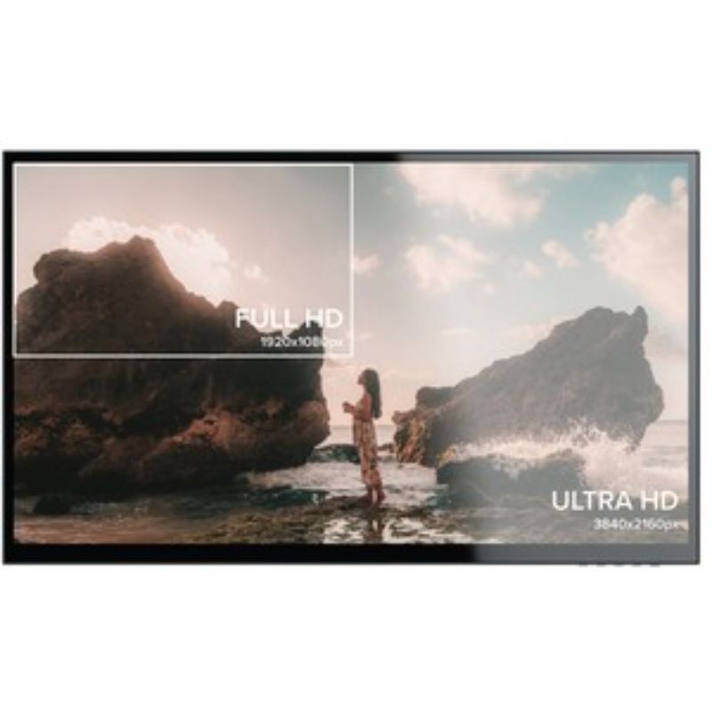 Alogic Clarity 27" 4K UHD LCD Monitor - 27-inch IPS Display with USB Hub and Ergonomic Features
