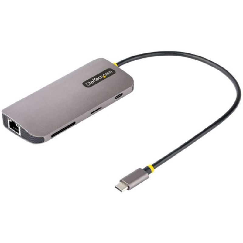 StarTech.com USB-C Docking Station - 4K HDMI, 3 USB-A Ports, SD & MicroSD Readers, Gigabit Ethernet