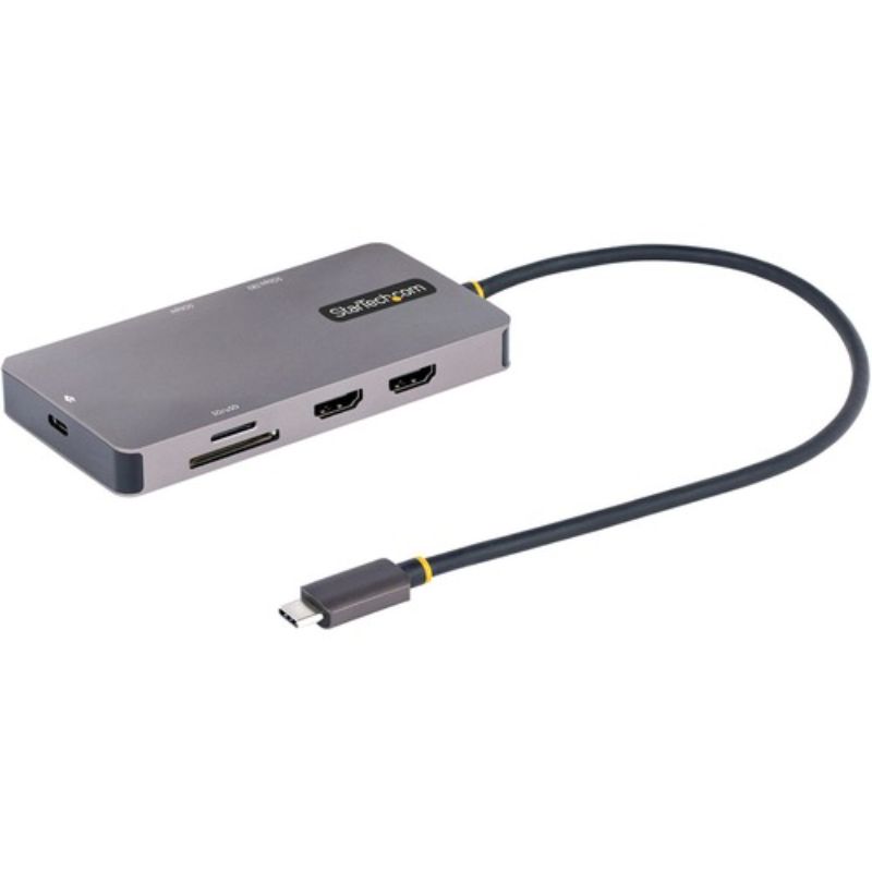 StarTech.com USB-C Dual 4K Docking Station - 2 HDMI Outputs, 2 USB Ports, Gigabit Ethernet