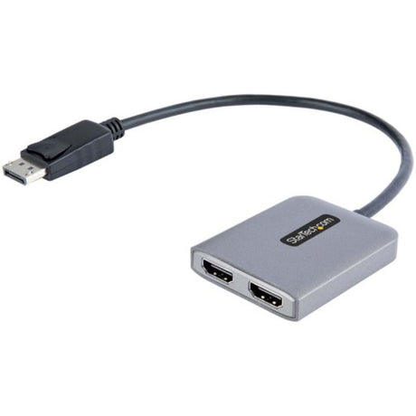 StarTech DP to Dual HDMI MST Hub enabling two 4K 60Hz displays for seamless multitasking and professional workflows.