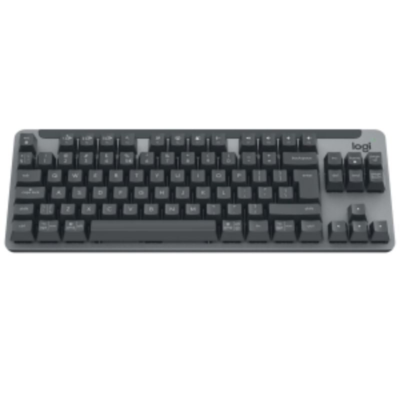 Logitech Signature YR0078 Wireless Mechanical Keyboard: tenkeyless, Bluetooth connectivity, TTC Red switches, sleek aluminum design.