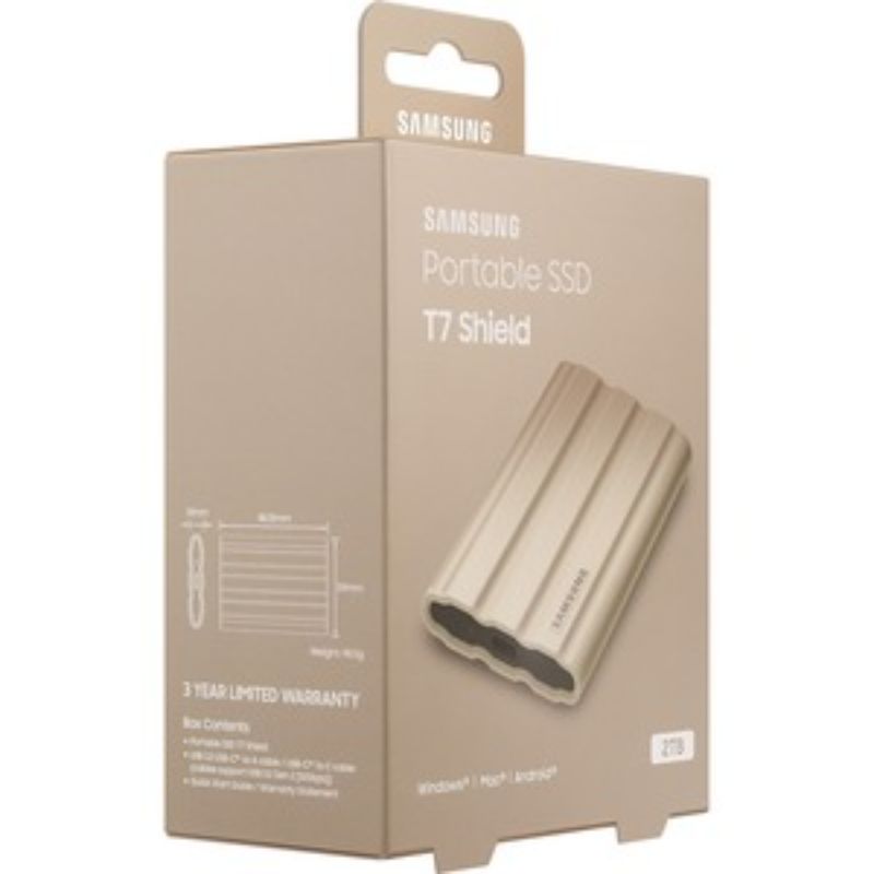 Samsung T7 Shield 2TB Portable Rugged SSD - External Hard Drive for Ultimate Durability & Speed