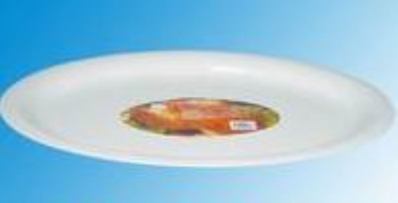 Plastic Serving Plate - White Large 53CM (Set of 12)