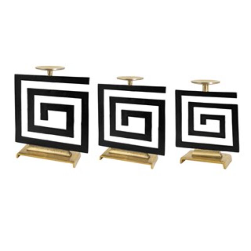 CANDLE HOLDERS - VERSACE SET/3 (13cm)