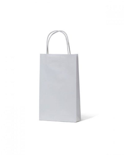 Paper Bag White Kraft Toddler- (500 Bags) 20 x 17cm