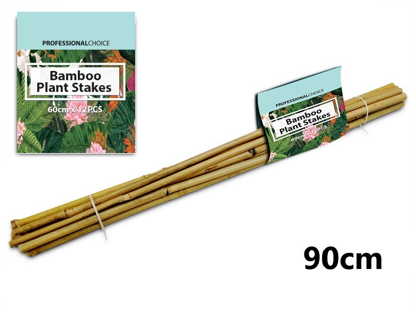 Plants Stakes - Bamboo 90cm x 12's (24 Packs)