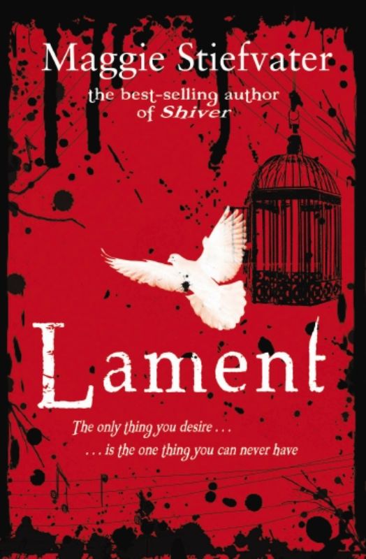 Enchanting paperback edition of 'Lament' by Maggie Stiefvater, featuring faerie folklore and teenage adventure.