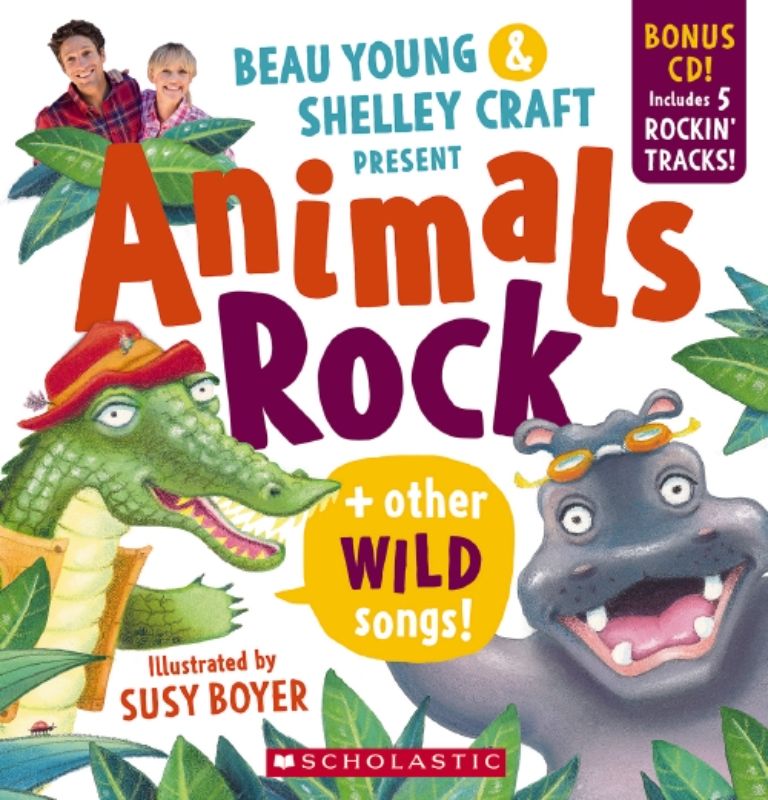 'Animals Rock + Other Wild Songs!' CD offers a fun musical journey exploring vibrant animal-themed tunes for kids.