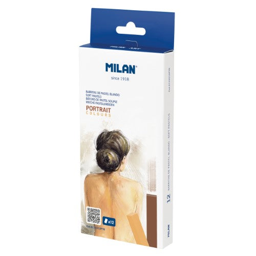 Milan Soft Pastels 12 Pack Portrait Colours