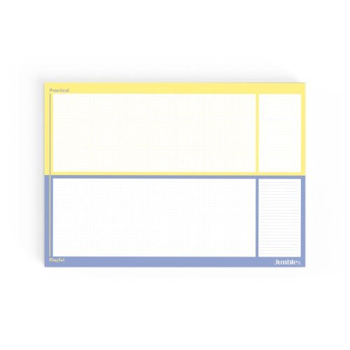 Jumble & Co Desk Pad A3 50 Sheets Chaos & Control