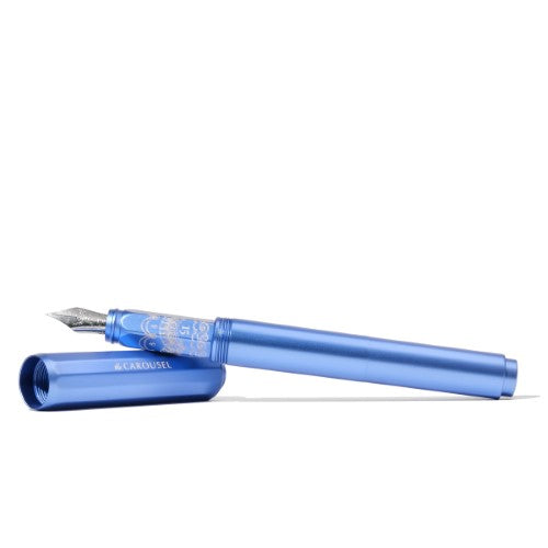 FWP Fountain Pen Aluminum Carousel Blue Revelry Medium