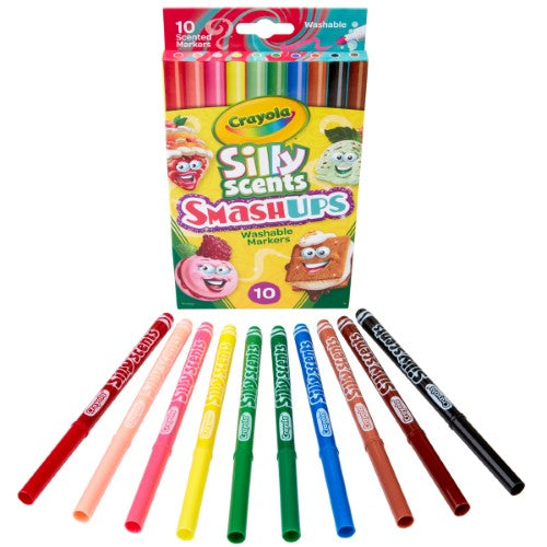 Crayola Smash Ups Slim Markers 10Pk