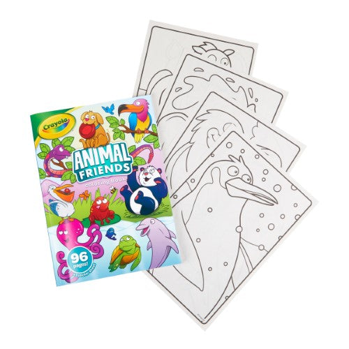 Crayola Animal Friends Coloring Book With Stickers 96 Pages