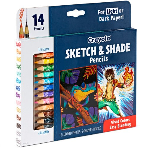 Crayola Sketch & Shade Pencil 14pk