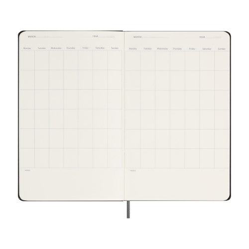 Moleskine Undated Planner Weekly + Notes Large Black