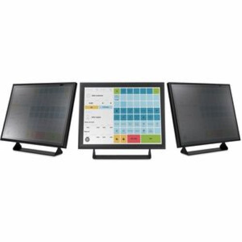 19-inch privacy filter for monitors, offering anti-glare and blue light reduction with reversible design for versatile use.