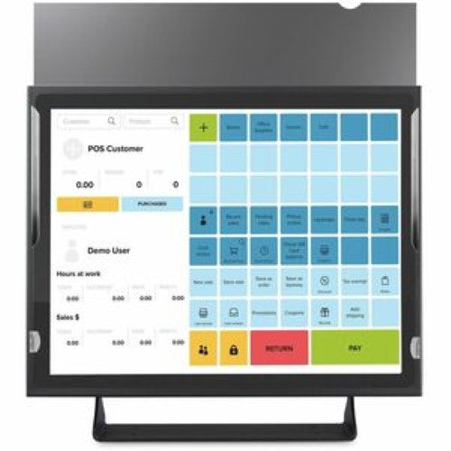 19-inch monitor privacy filter with anti-glare, blue light reduction, and reversible glossy/matte design for enhanced screen comfort.