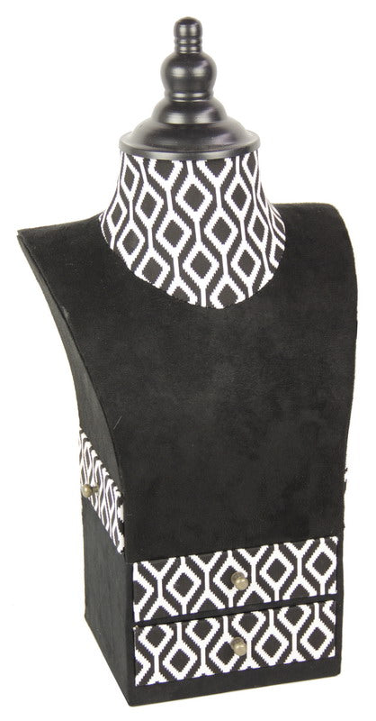 Jewellery Box - Black and White Bust