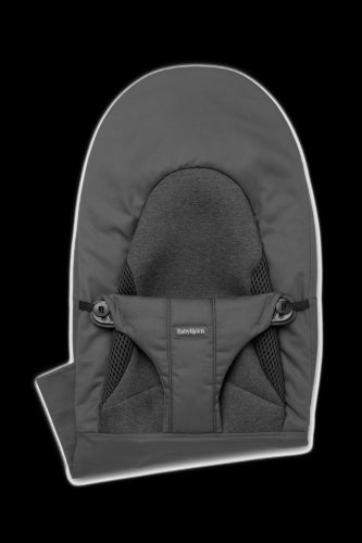 BABY BJORN BOUNCER SOFT COVER TRI-FABRIC DARK GREY