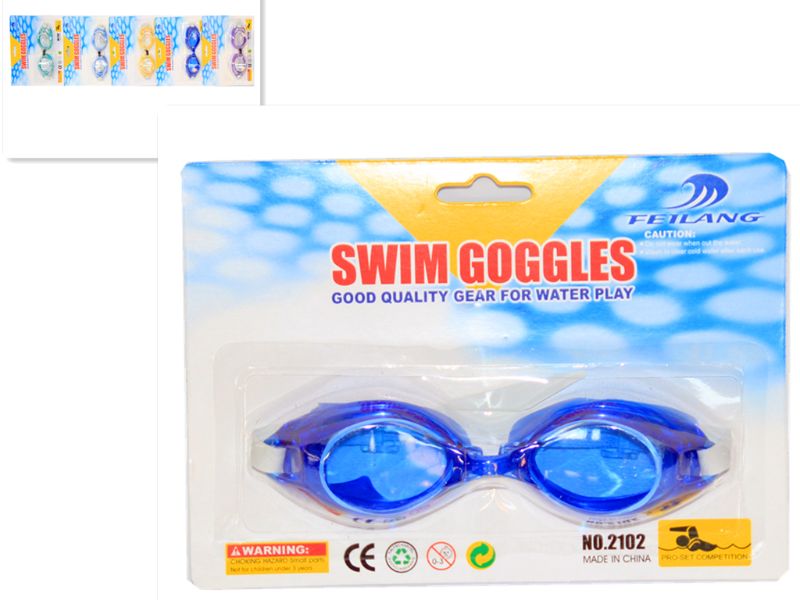 Swimming Goggles For Adults (Set of 4)