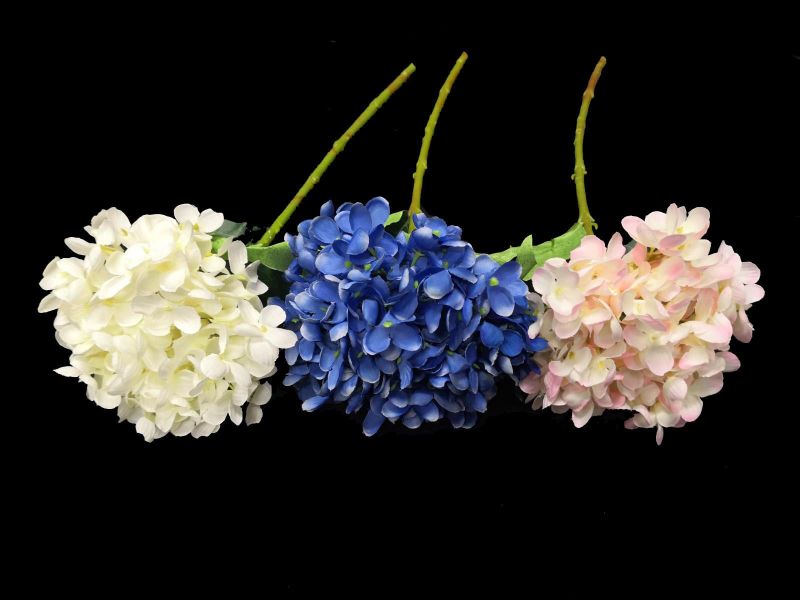 Artificial Cut Stem Hyudrangea - Pink (40cm)