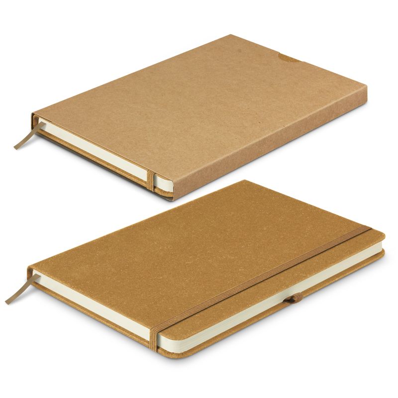Notebook - Phoenix Recycled Hard Cover Natural (Set of 5)
