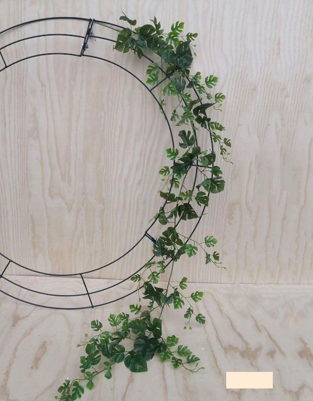 Artificial Monsteria Leaf Garland - Small Green (1.8m)