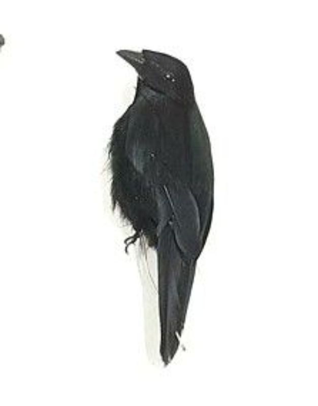 Ornament - Standing Raven 4" (Black)