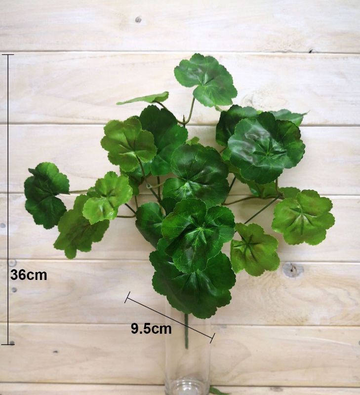 Artificial Geranium Leaf Bush (Green)