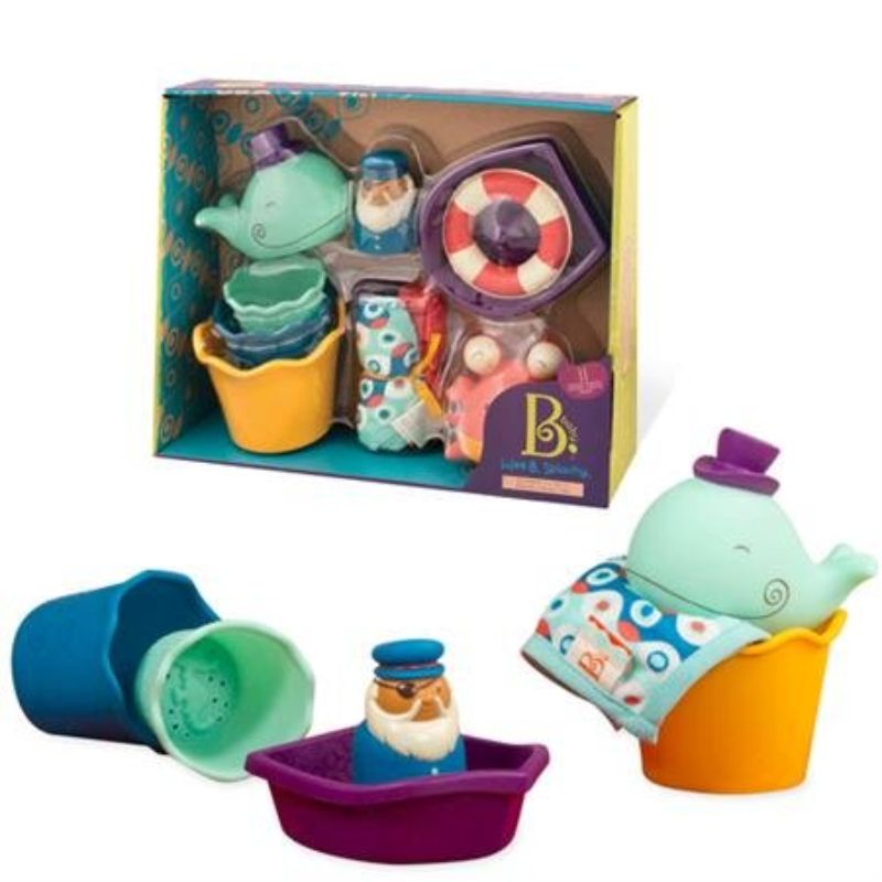 Bathtime Playset - B. Tub Time Wee B. Splashy (30cm)