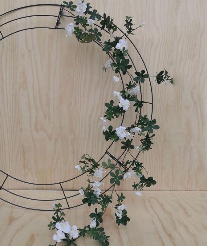 Azalea Flower Garland - White (1.8m)