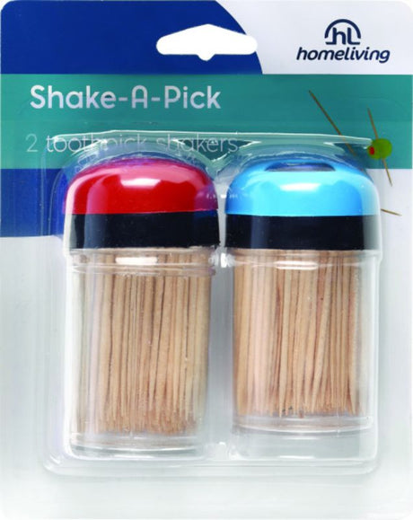 Elegant set of 4 toothpick shakers, crafted from durable materials for organized and convenient dining.